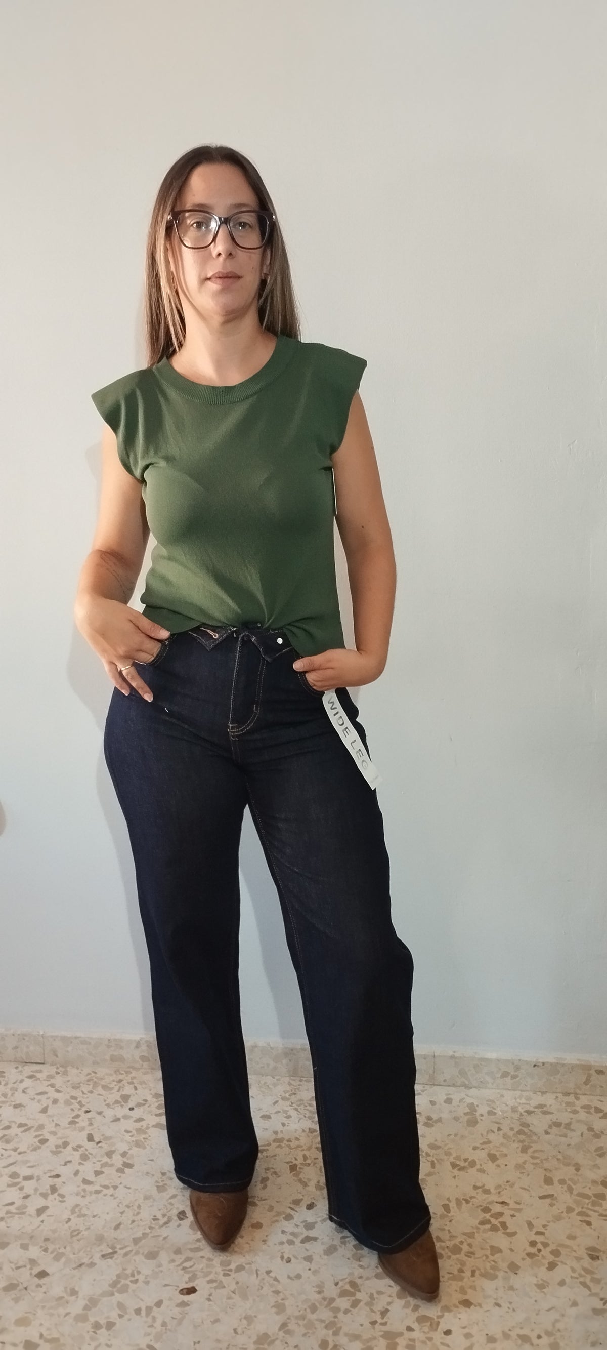 PANTALÓN VAQUERO AZUL OSCURO