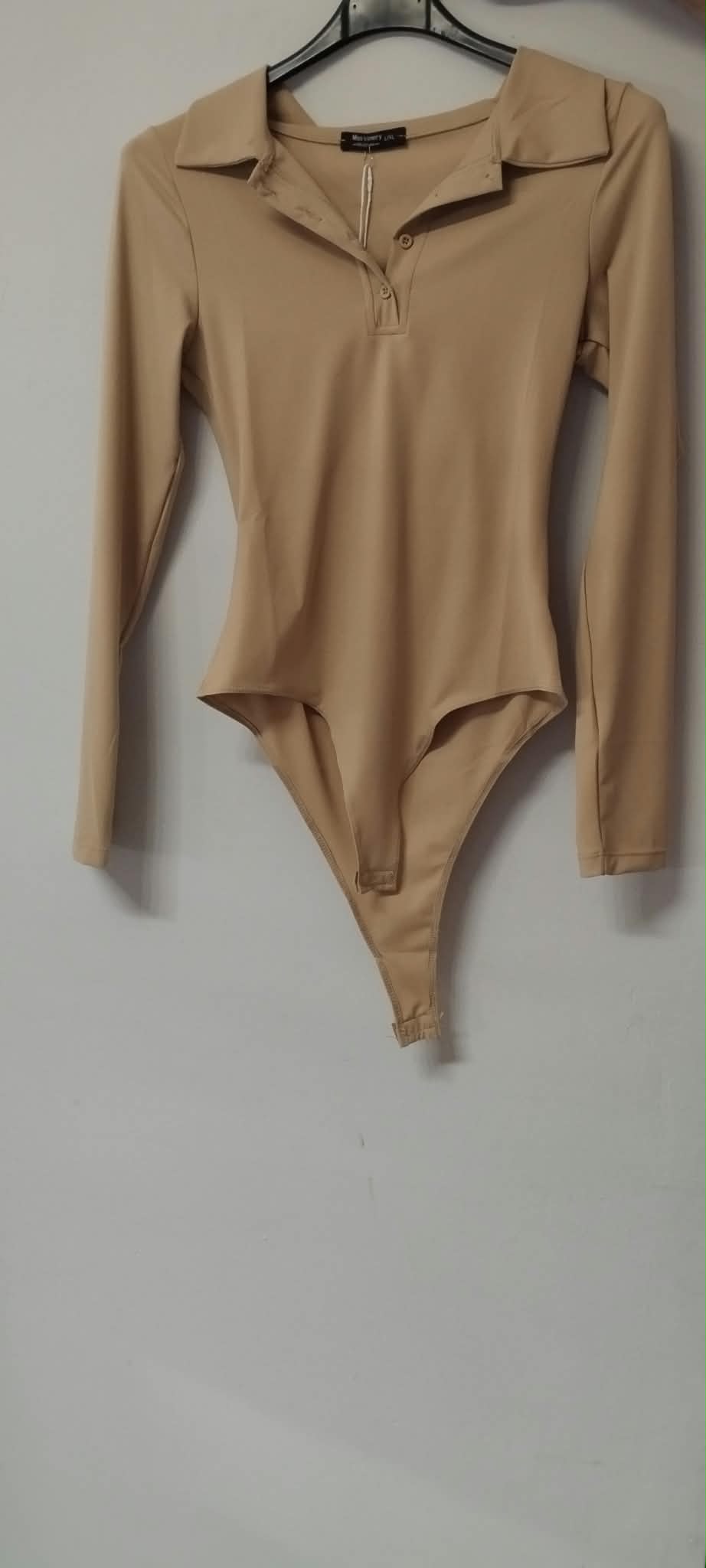Body polo manga larga con botones