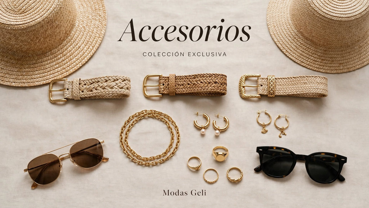 3 Accesorios Mujer | Cinturones, Carteras y Joyería Modas Geli