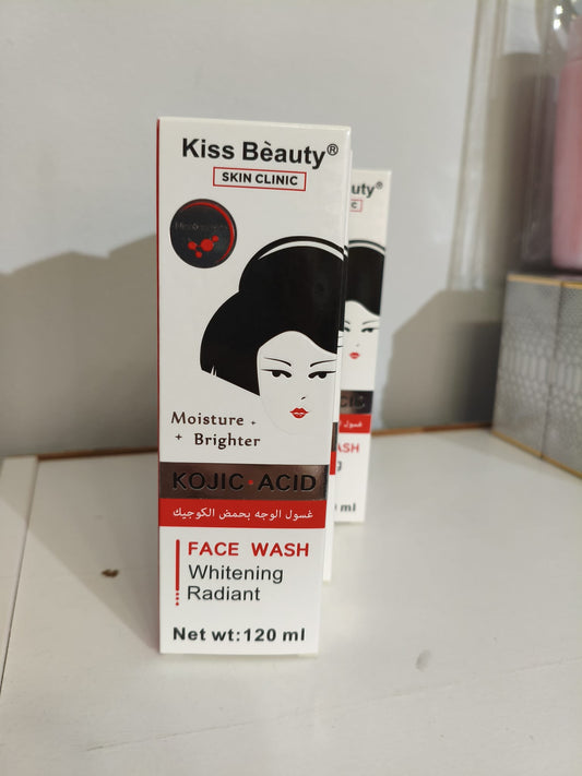 Kit Profesional Ácido Kójico Kiss Beauty – Rutina Completa Anti-Manchas, Iluminadora y Reafirmante